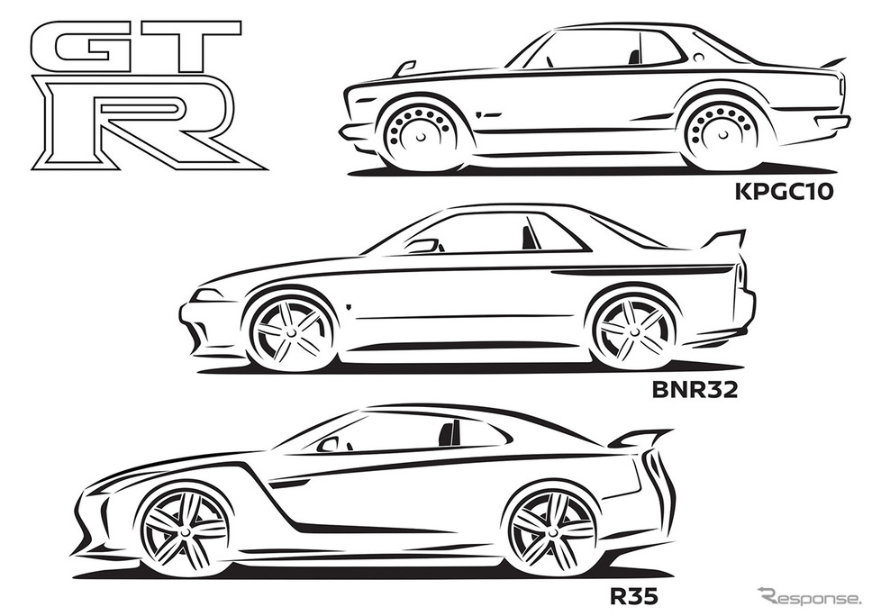 日産デザインチーム 23枚の塗り絵を提供 Drawdrawdrawキャンペーン開始 E燃費