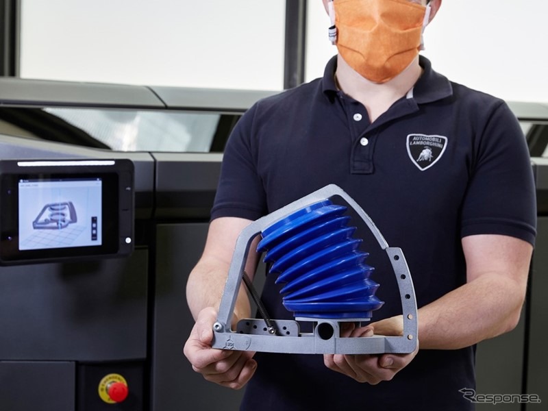 ランボルギーニが開発した人工呼吸器専用のシミュレーター《photo by Lamborghini》