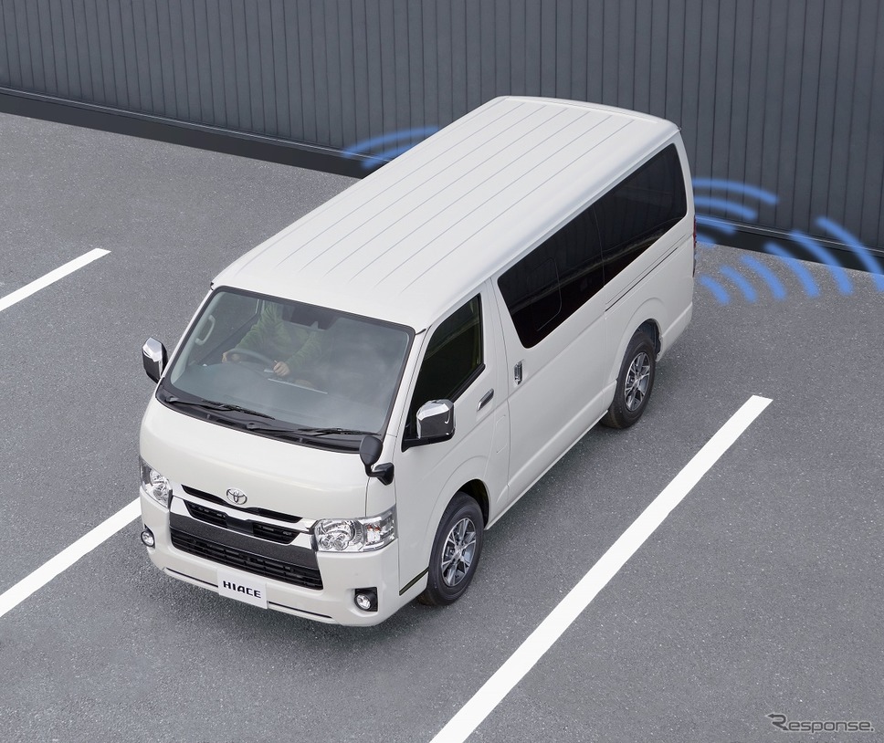 インテリジェンスクリアランスソナー(作動イメージ)《画像:トヨタ自動車》