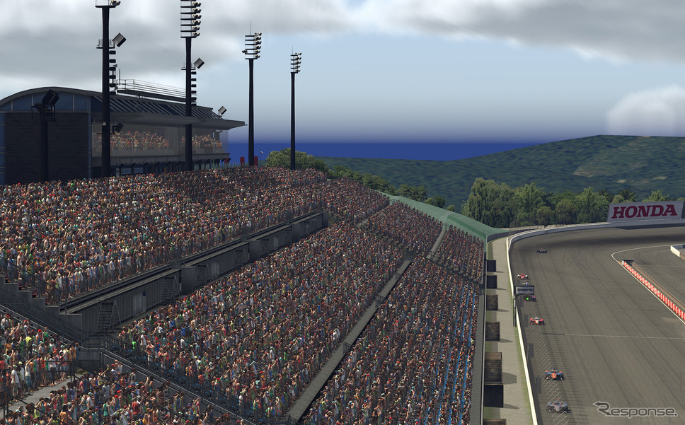 「インディカー iRacing チャレンジ 第4戦もてぎ」の模様。《写真提供 INDYCAR》