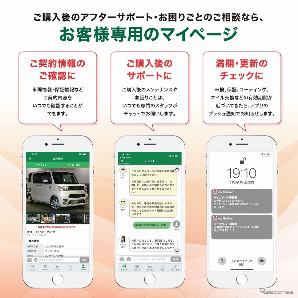 マイカー総合管理アプリ「マイガリバー」《画像:IDOM》