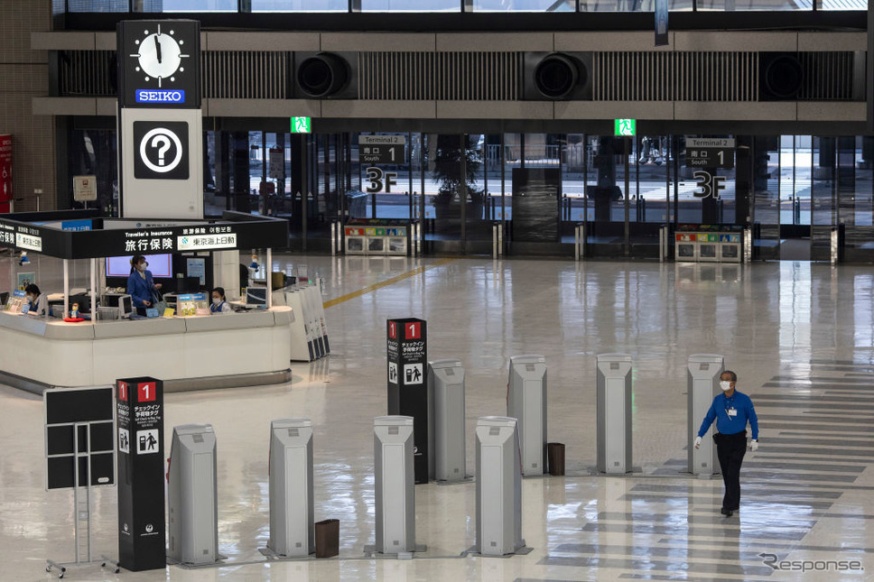 3月26日、成田空港《photo (c) Getty Images》