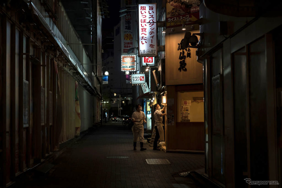 4月11日、東京新宿《photo (c) Getty Images》