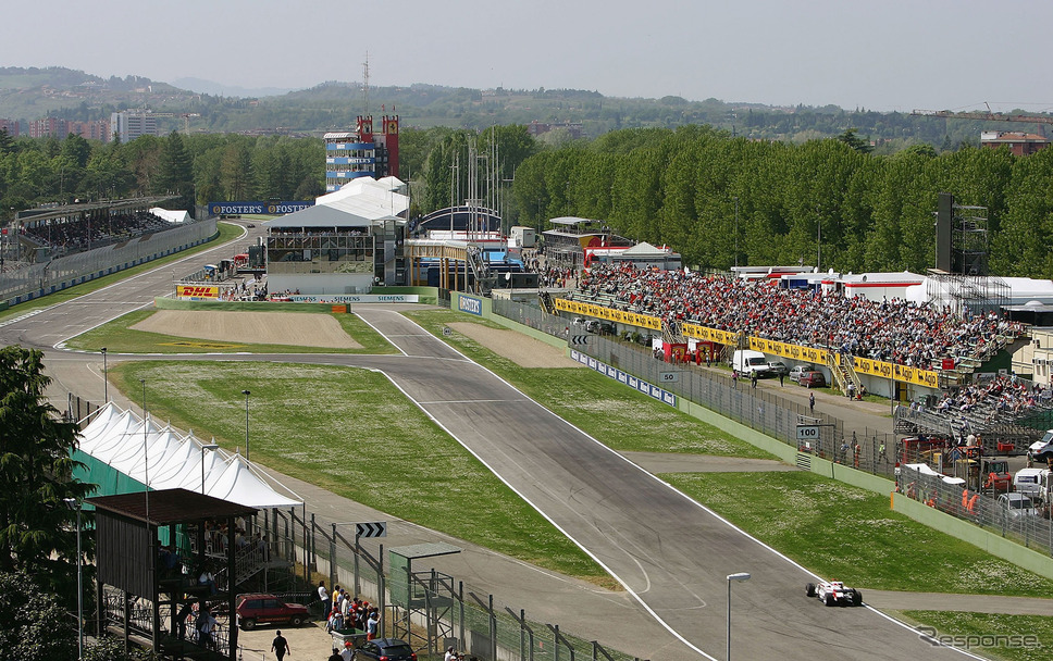 イモラサーキット(1995年)《photo by getty images》