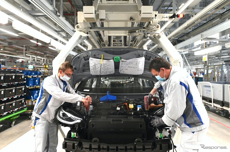 新世代EVのID.3の生産を再開したVWのドイツ・ツヴィッカウ工場《photo by VW》