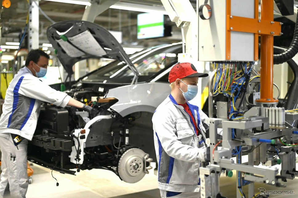 新世代EVのID.3の生産を再開したVWのドイツ・ツヴィッカウ工場《photo by VW》