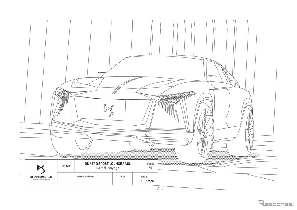 DSのぬり絵(DS エアロスポーツラウンジ)《photo by DS》