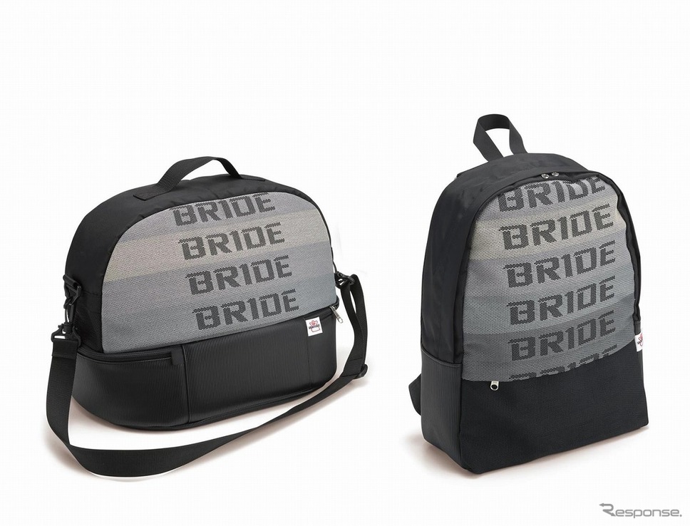 ブリッドのオリジナルヘルメットバッグ＆デイバッグ《画像：ブリッド》