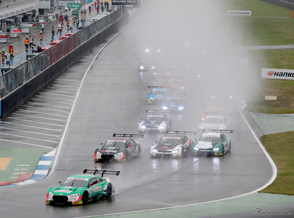 DTM 2019年シーズン最終大会の模様(開催地:ホッケンハイム)。《写真提供 Audi》