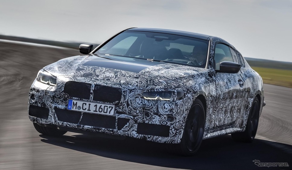 BMW 4シリーズ・クーペ 次期型のプロトタイプ《photo by BMW》