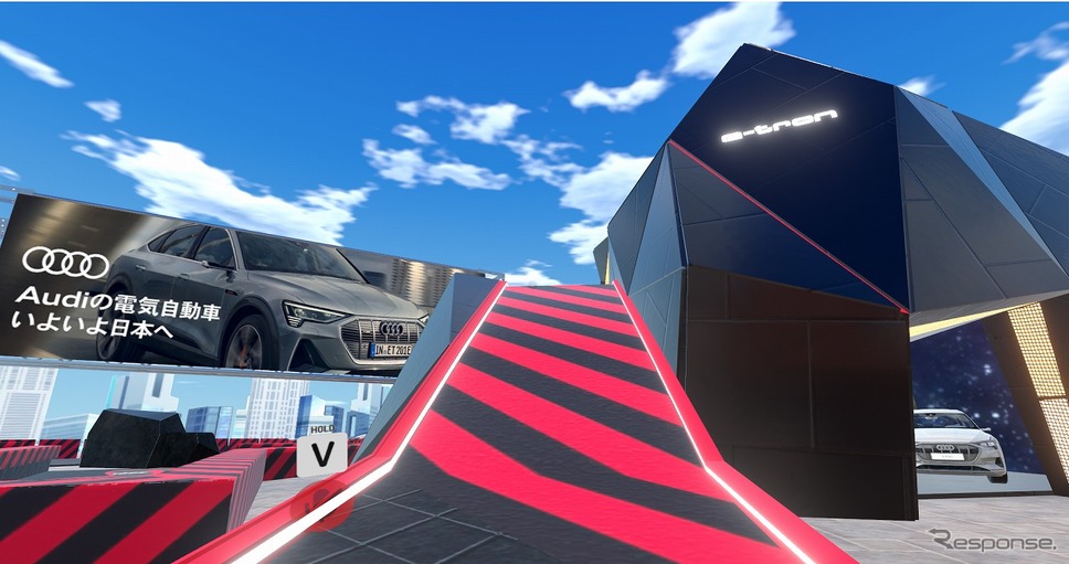 アウディ e-tron スポーツバックをバーチャルマーケット4に出展《画像:アウディジャパン》