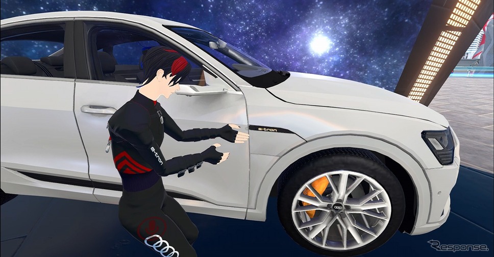 アウディ e-tron スポーツバックをバーチャルマーケット4に出展《画像:アウディジャパン》