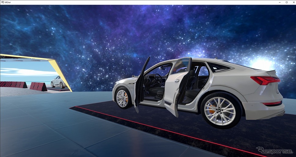 アウディ e-tron スポーツバックをバーチャルマーケット4に出展《画像:アウディジャパン》
