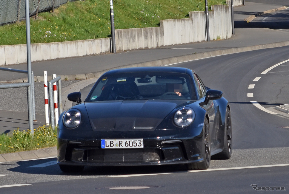 ポルシェ 911 GT3 ツーリング 開発車両(スクープ写真)《APOLLO NEWS SERVICE》