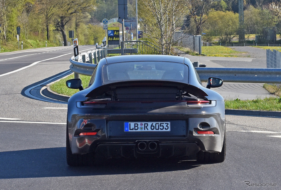 ポルシェ 911 GT3 ツーリング 開発車両(スクープ写真)《APOLLO NEWS SERVICE》