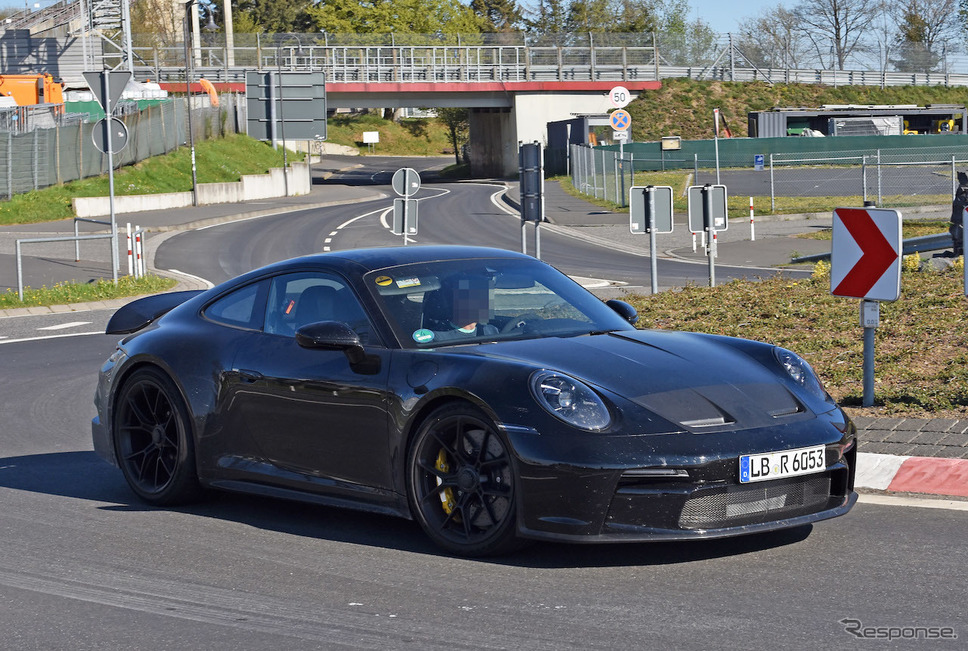 ポルシェ 911 GT3 ツーリング 開発車両(スクープ写真)《APOLLO NEWS SERVICE》