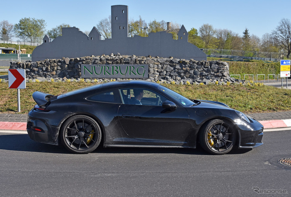 ポルシェ 911 GT3 ツーリング 開発車両(スクープ写真)《APOLLO NEWS SERVICE》