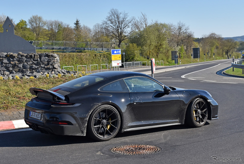 ポルシェ 911 GT3 ツーリング 開発車両(スクープ写真)《APOLLO NEWS SERVICE》