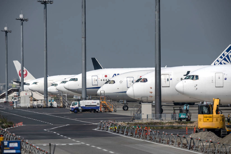 4月30日、東京羽田空港《photo (c) Getty Images》