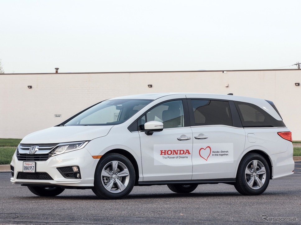 デトロイト市へ納車した感染者搬送車《写真 Honda》