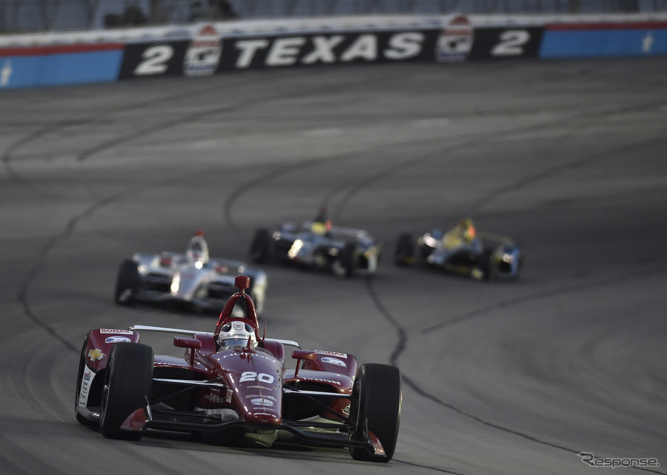 2019年のテキサス・モーター・スピードウェイ戦(決勝日の模様)《写真提供 INDYCAR》