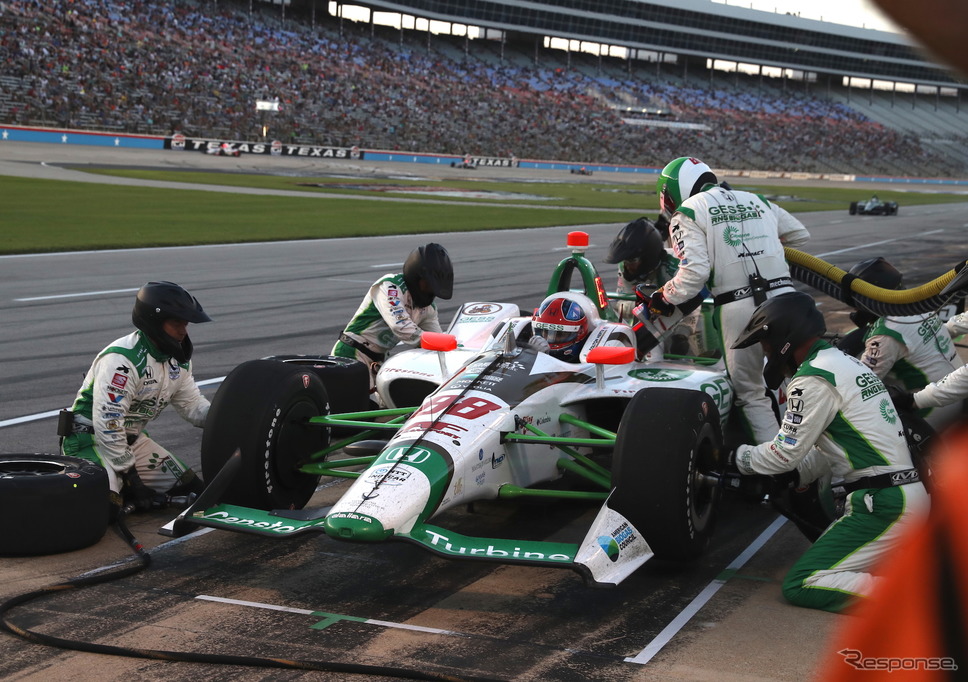 2019年のテキサス・モーター・スピードウェイ戦(決勝日の模様)《写真提供 INDYCAR》