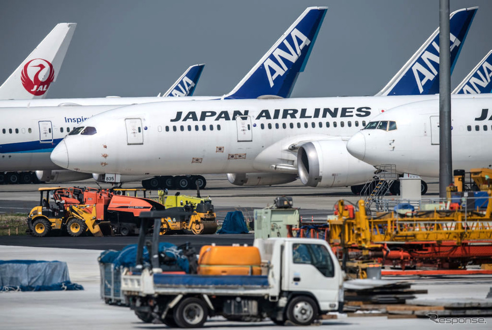 4月30日、東京羽田空港《photo (c) Getty Images》
