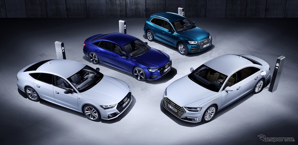 アウディA6新型、A7スポーツバック新型、A8新型、Q5新型のPHV《photo by Audi》