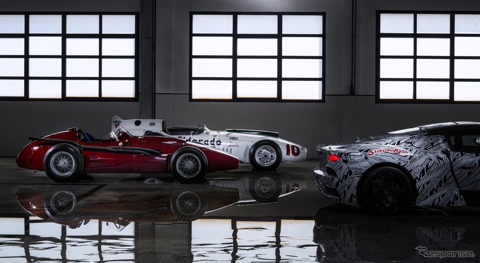 （左から）マセラティ250F、エルドラド、MC20プロトタイプ《photo by Maserati》