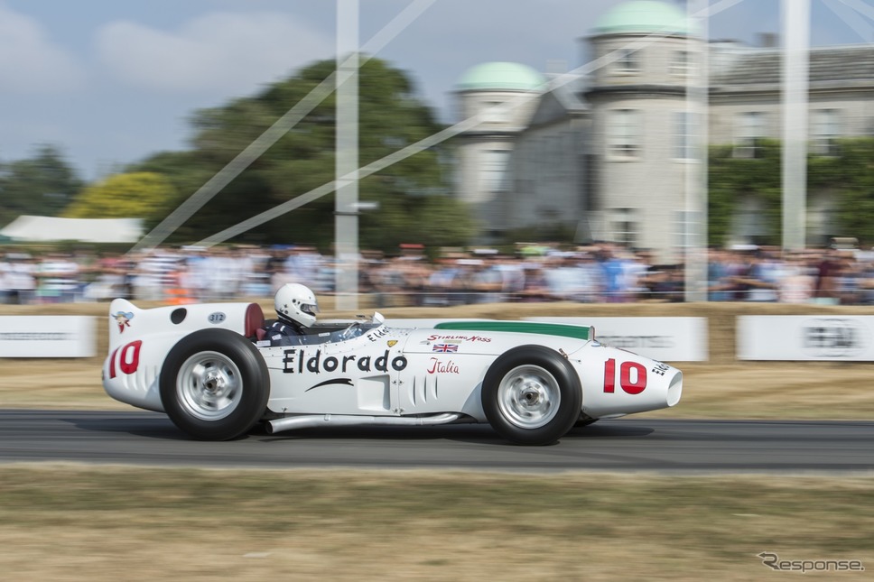 グッドウッド2018を走る1958年マセラティ・エルドラド。《photo by Maserati》