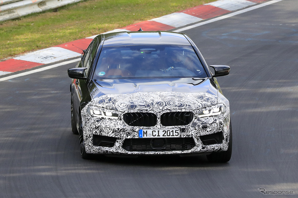 BMW M5 セダン 改良新型プロトタイプ（スクープ写真）《APOLLO NEWS SERVICE》