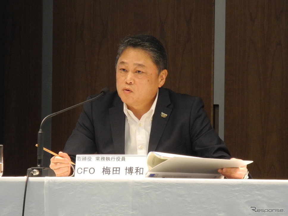 パナソニックの梅田博和CFO《撮影 山田清志》