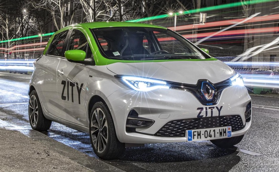 ルノーのEVだけのカーシェア「ZITY」《photo by Renault》