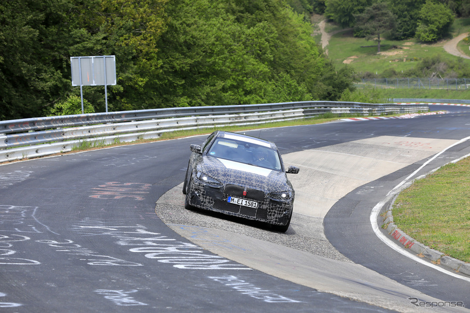 BMW 4シリーズ グランクーペ 新型プロトタイプ(スクープ写真)《APOLLO NEWS SERVICE》