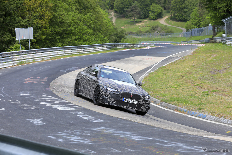 BMW 4シリーズ グランクーペ 新型プロトタイプ(スクープ写真)《APOLLO NEWS SERVICE》