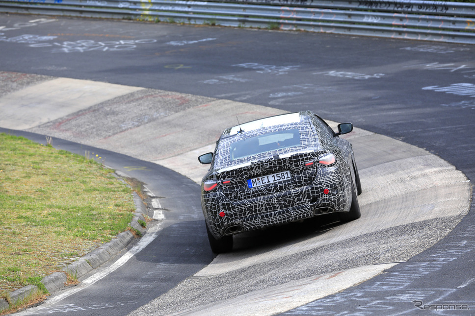 BMW 4シリーズ グランクーペ 新型プロトタイプ(スクープ写真)《APOLLO NEWS SERVICE》