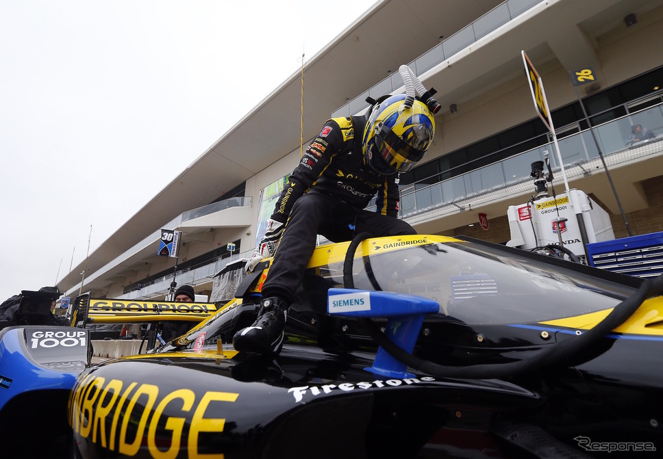 今年2月に実施されたインディカー合同テストの模様(場所はCircuit Of The Americas)。《写真提供 INDYCAR》