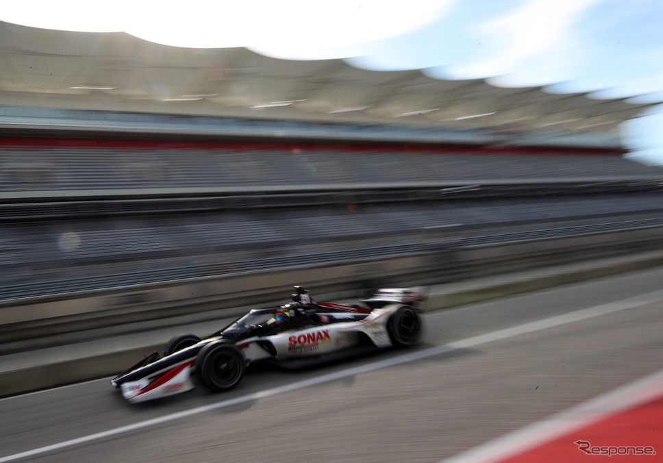今年2月に実施されたインディカー合同テストの模様(場所はCircuit Of The Americas)。《写真提供 INDYCAR》