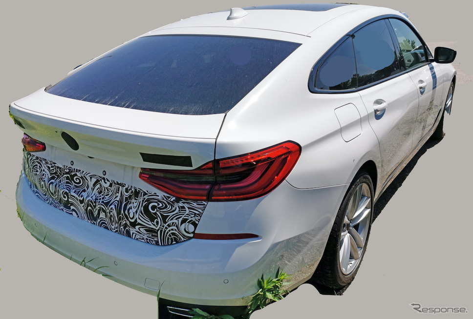 BMW 6シリーズ グランツーリスモ 改良新型プロトタイプ（スクープ写真）《APOLLO NEWS SERVICE》