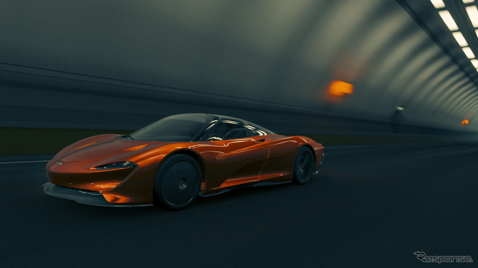 マイクロソフトの『Forza Horizon 4』に登場するマクラーレン・スピードテール《photo by McLaren》