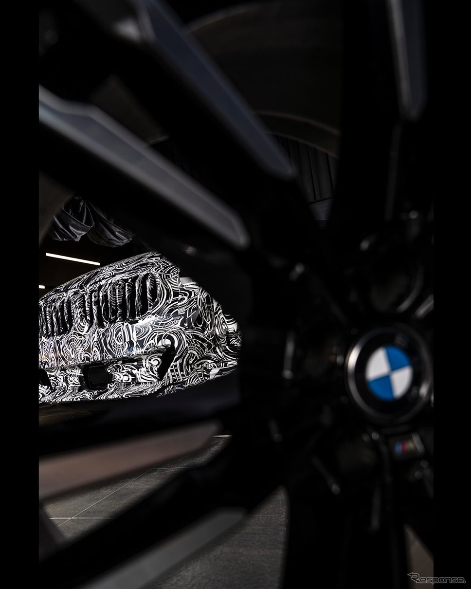 BMW 5シリーズ・セダン 改良新型のティザーイメージ《photo by BMW》