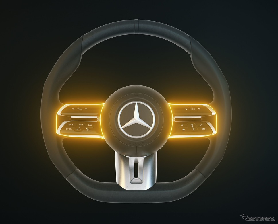 メルセデスベンツ Eクラス・クーペ ＆ カブリオレ 改良新型に採用される新開発ステアリングホイール《photo by Mercedes-Benz》