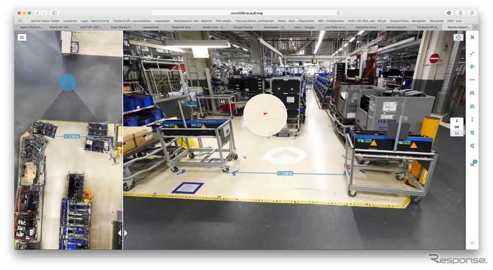アウディがドイツ・ネッカーズウルム工場を3Dデジタルスキャン《photo by Audi》