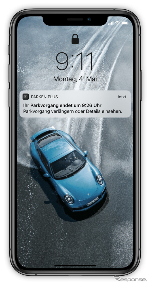 ポルシェの駐車支援サービス「Parken Plus」《photo by Porsche》