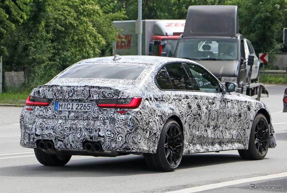 BMW M3 CS 新型プロトタイプ スクープ写真《APOLLO NEWS SERVICE》