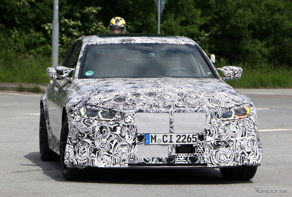 BMW M3 CS 新型プロトタイプ スクープ写真《APOLLO NEWS SERVICE》