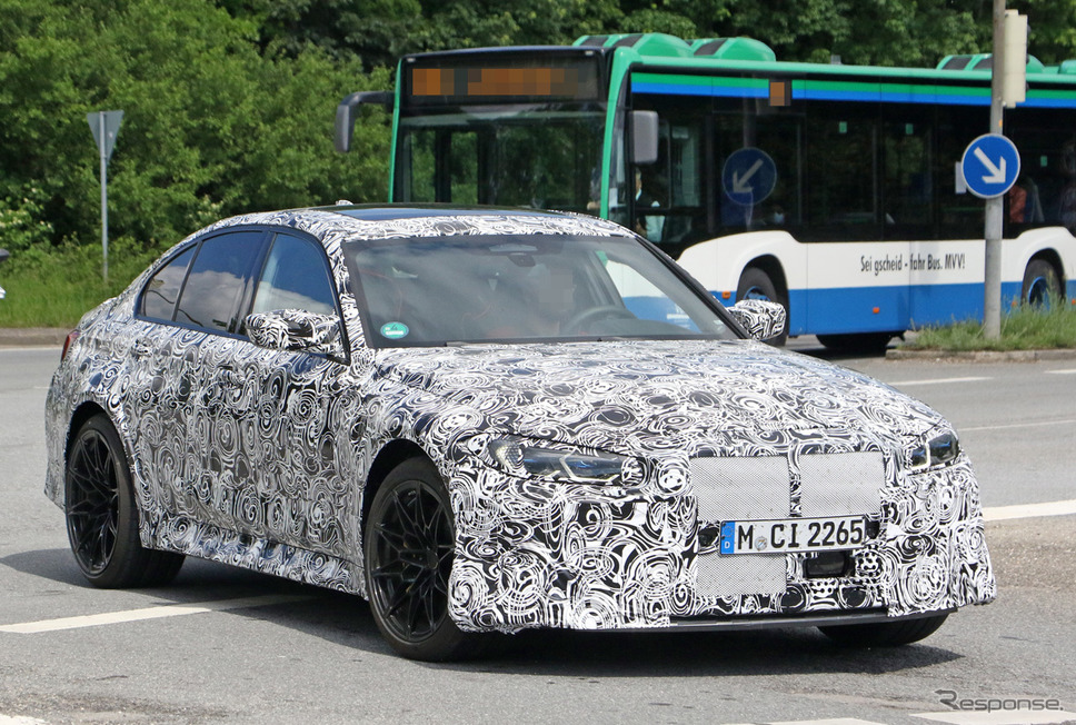 BMW M3 CS 新型プロトタイプ スクープ写真《APOLLO NEWS SERVICE》