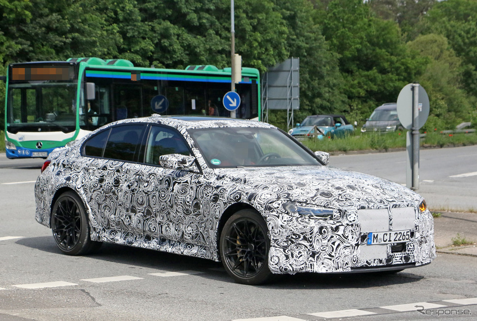BMW M3 CS 新型プロトタイプ スクープ写真《APOLLO NEWS SERVICE》