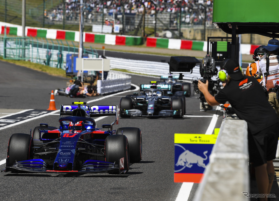 2019年のF1日本GP。《写真提供 Honda》