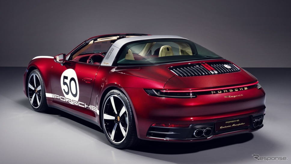 ポルシェ 911 タルガ 4S 新型の ヘリテージデザインエディション《photo by Porsche》